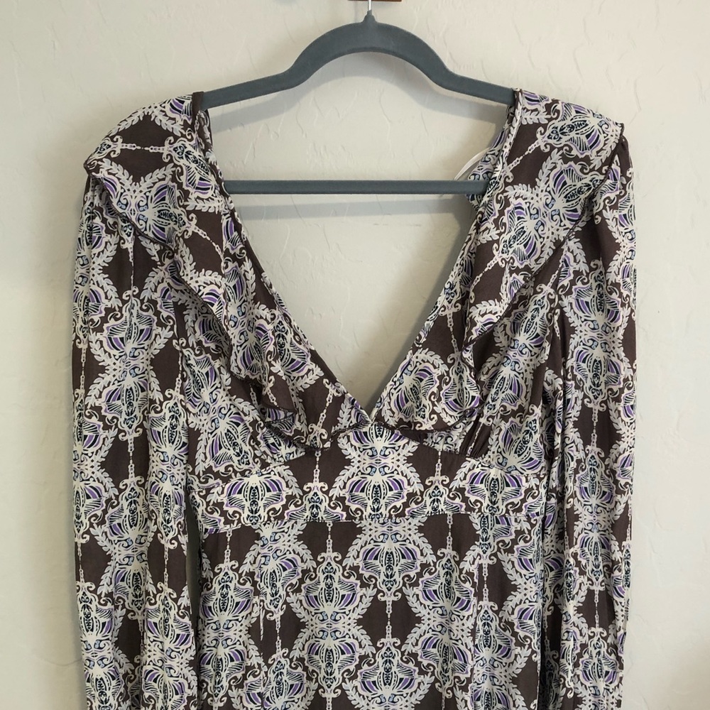 Free People Open Back Mini Dress